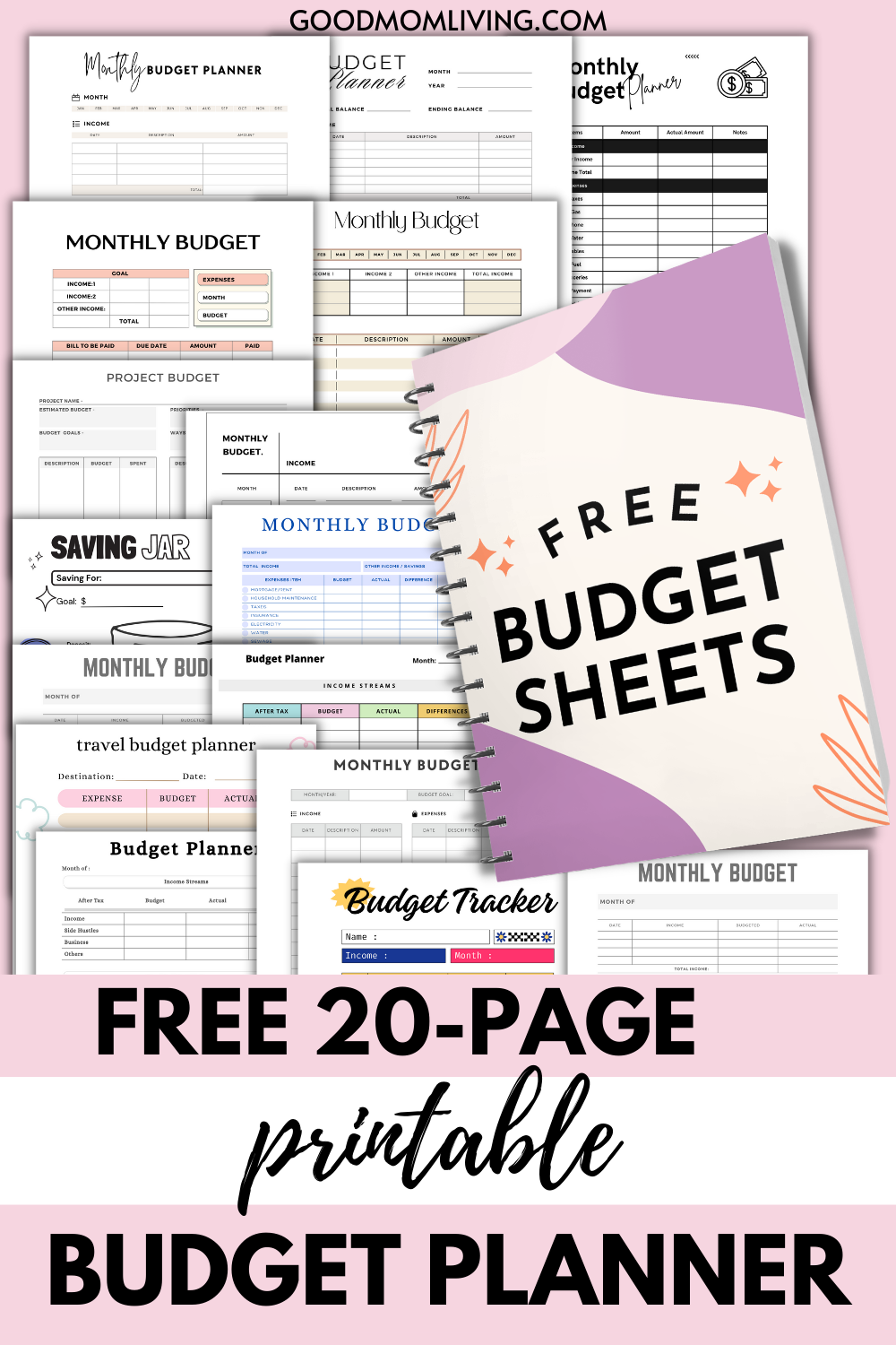20 Free Printable Budget Sheets To Manage Your Money Budget Planner 