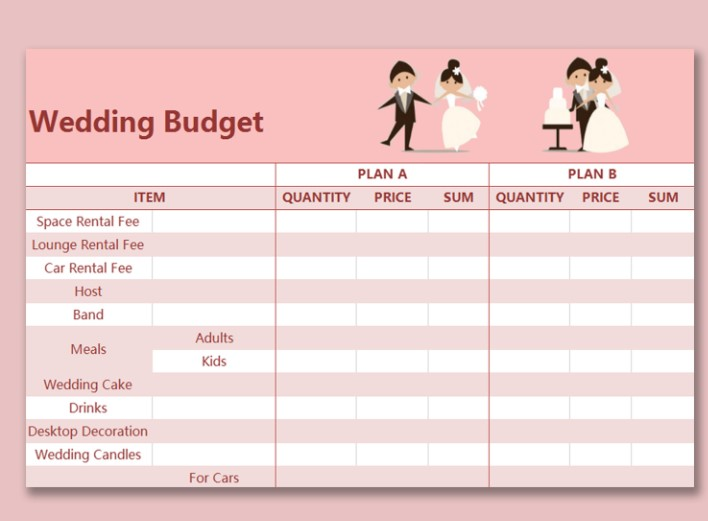 Free Download Event Planner Budget Template Word