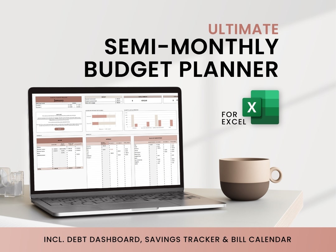 Fortnightly Budget And Excel Template Bimonthly Budget Planner Semi 