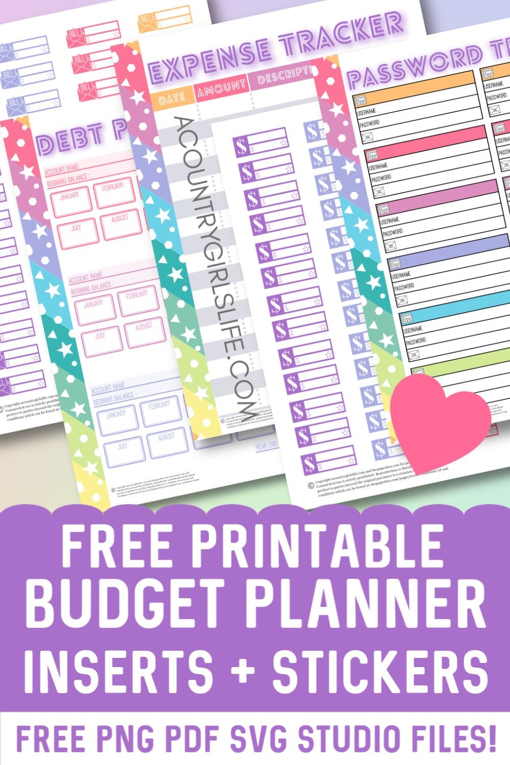 Free Happy Planner Budget Printables Printable Templates