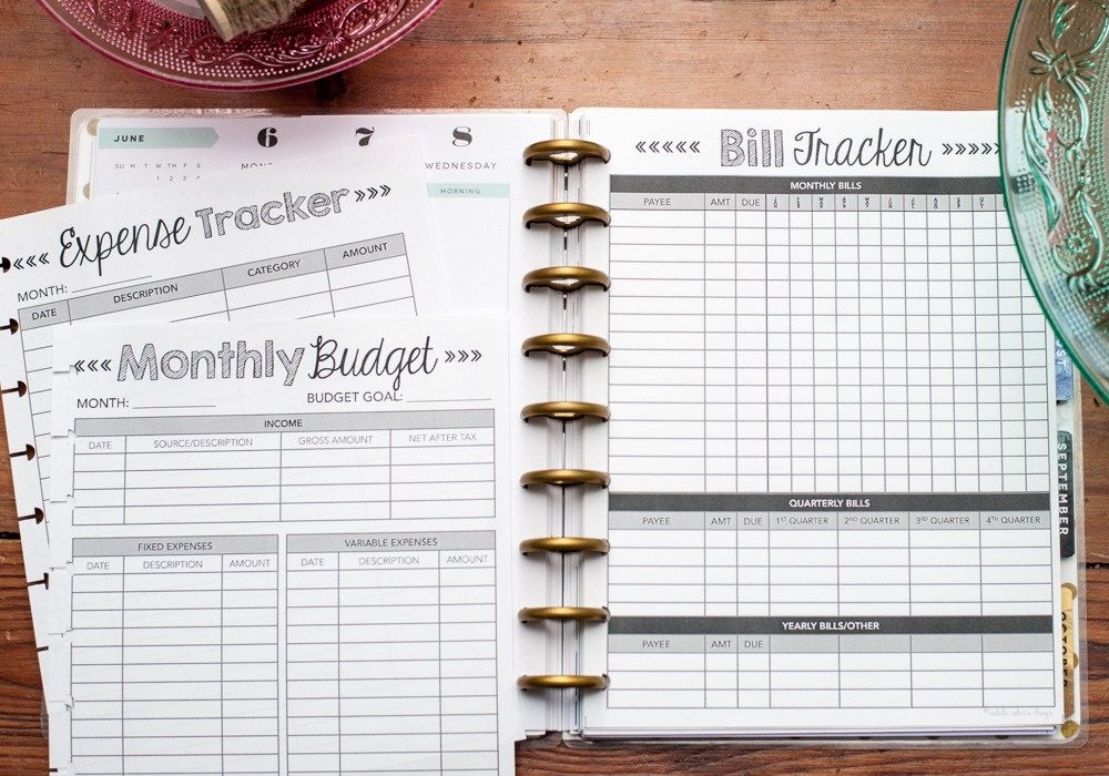 Free Happy Planner Budget Printables Printable Templates
