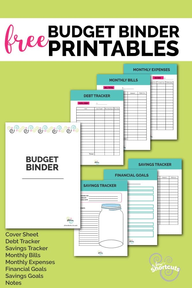 Free Printable Budget Binder Sheets Free Templates Printable