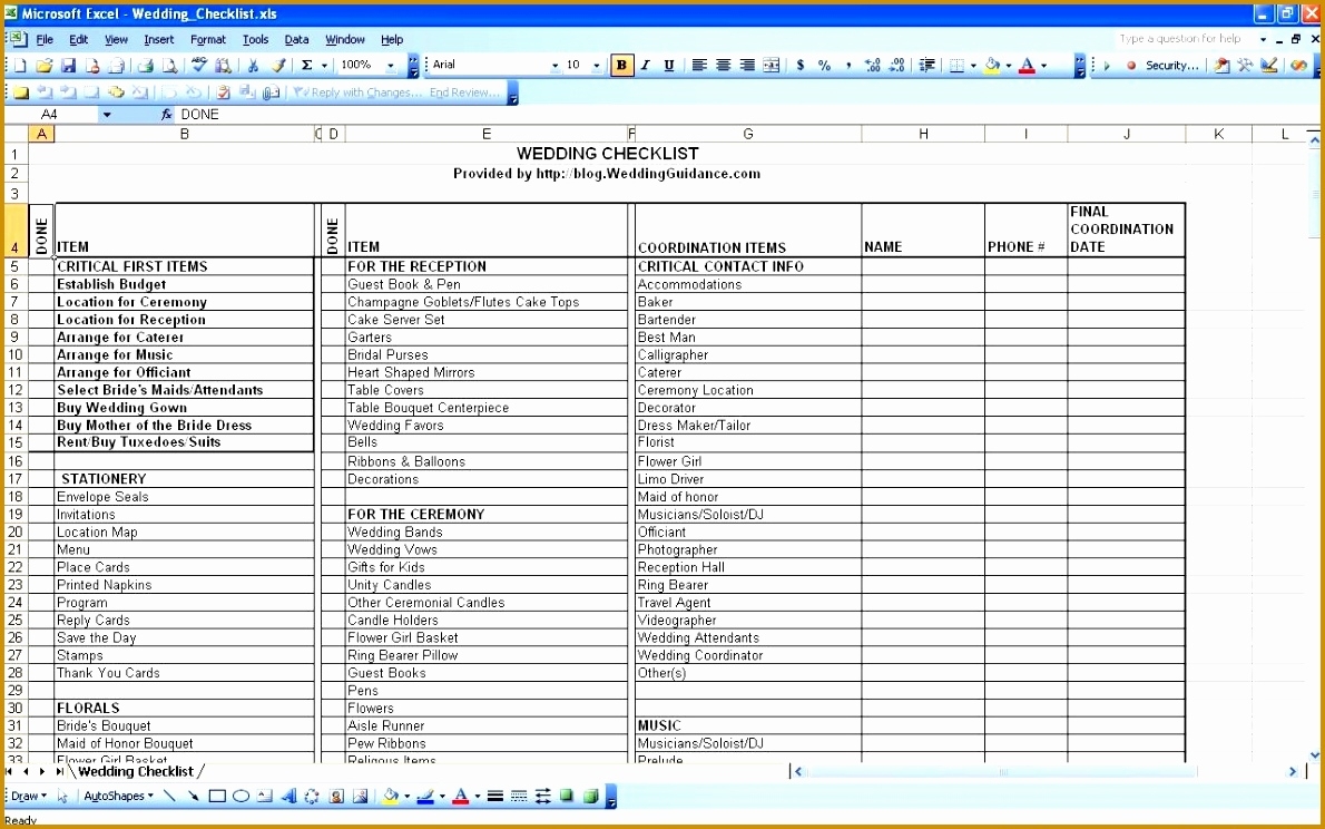 Indian Budget Wedding Excel Excel Wedding Planning Spreadsheet Budget 
