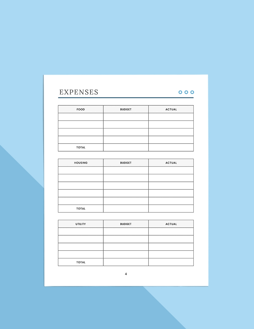 Simple Budget Planner Template Google Docs Google Sheets Excel 