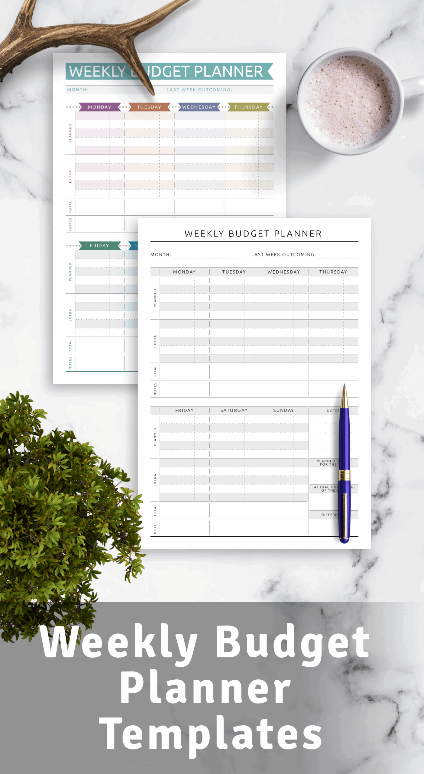 Weekly Budget Planner Template Uk