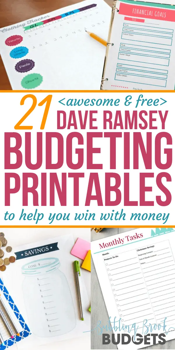 Free Budget Template Dave Ramsey