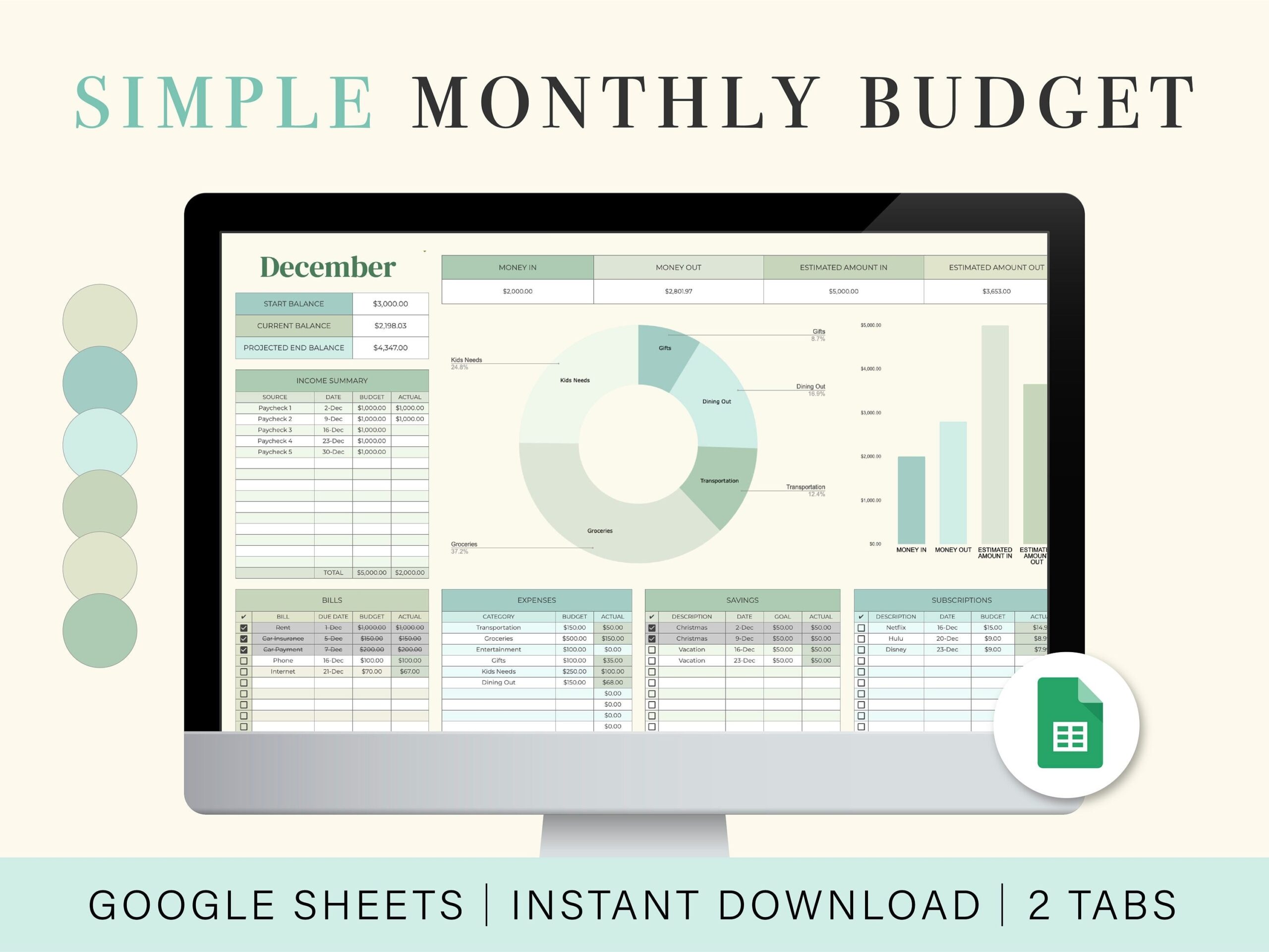 Free Budget Template Google Sheets Best Templates Resources