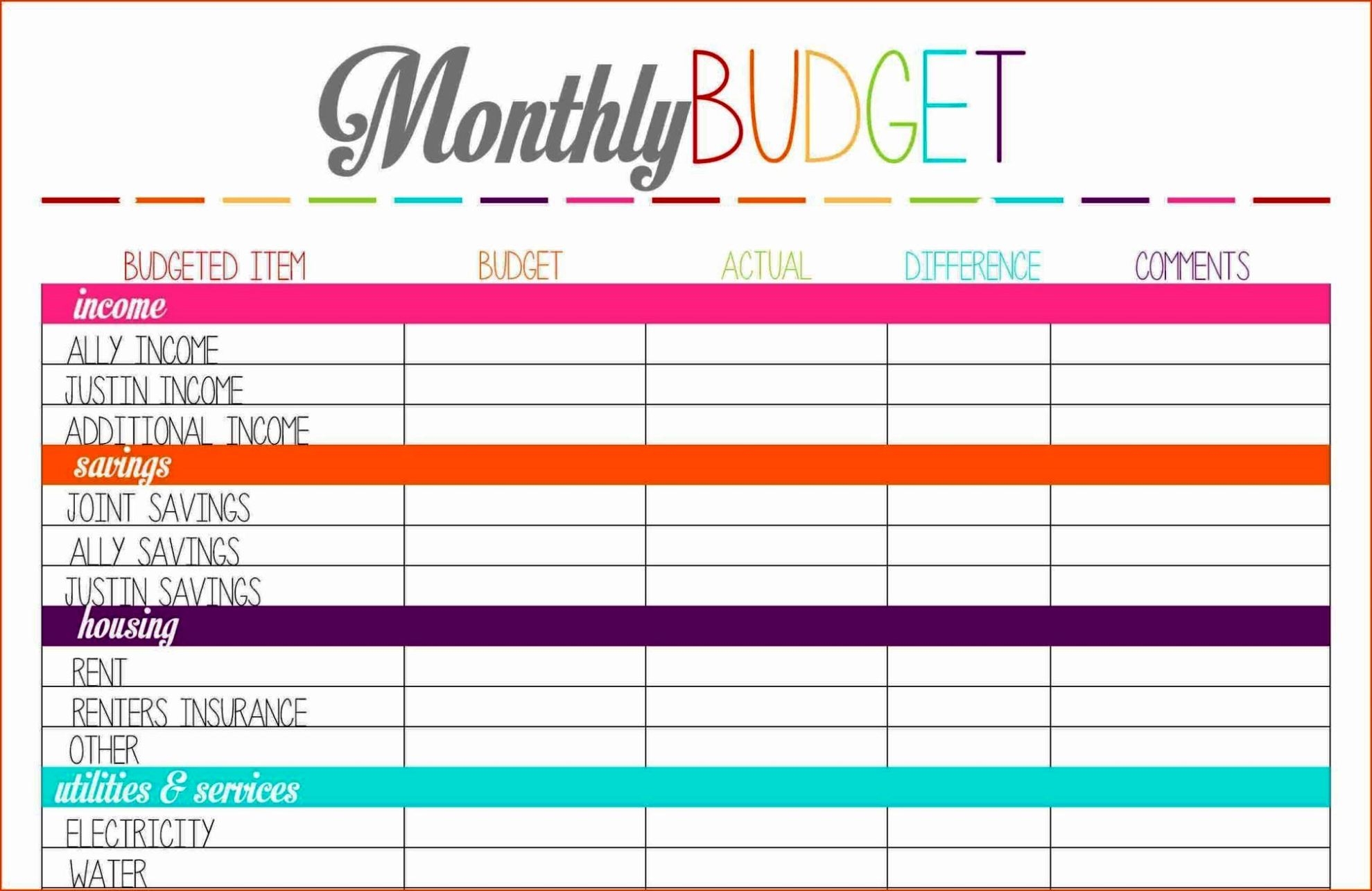 How To Create A Family Budget Template 2024 2025 Calendar Printable